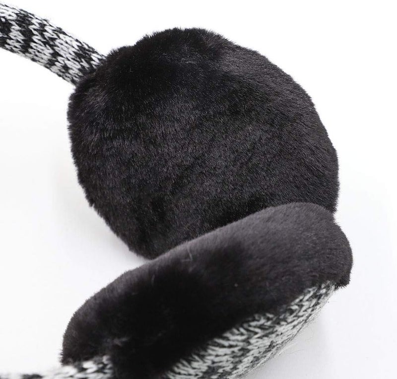 BUTITNOW Kids Knit Earmuffs Soft Plush Comfortable Winter Outdoor Ear Warmers for Boys Girls Age 4-16 Years - Image 3